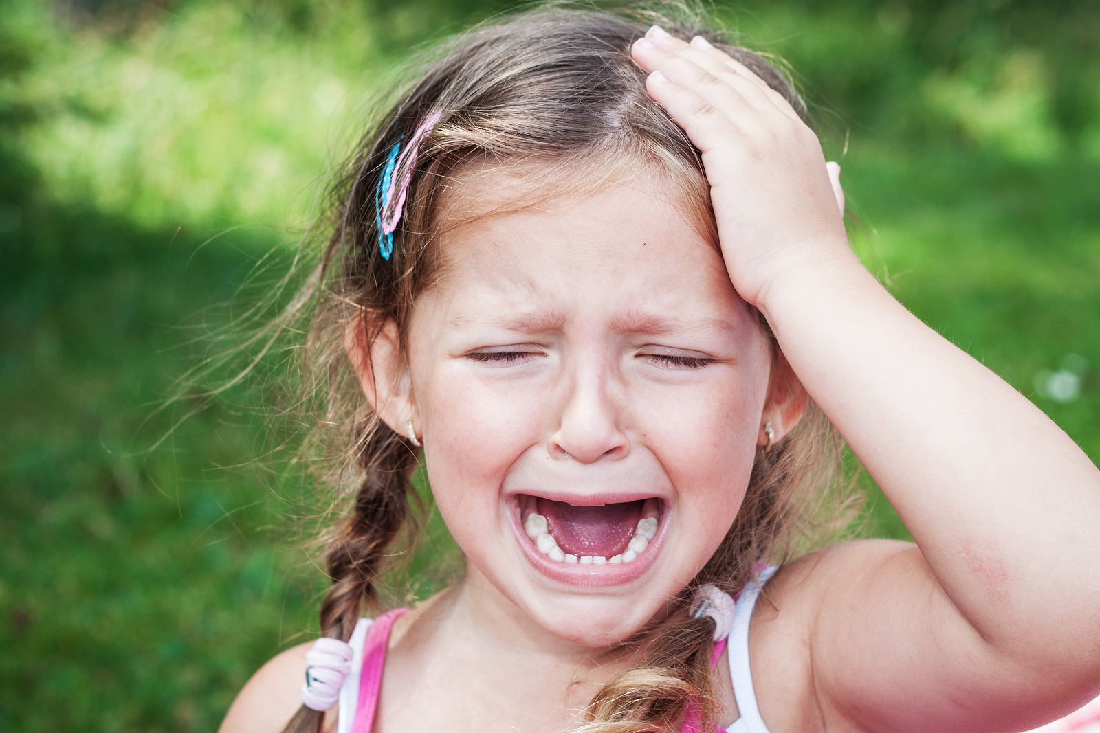 Slight Fever And Headache In Child